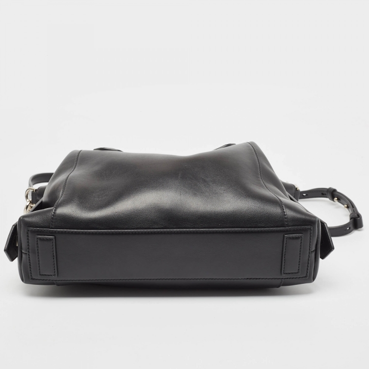Pre Owned Givenchy Black Leather Small Soft Antigona Satchel