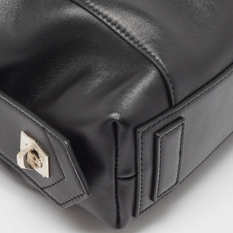 Pre Owned Givenchy Black Leather Small Soft Antigona Satchel