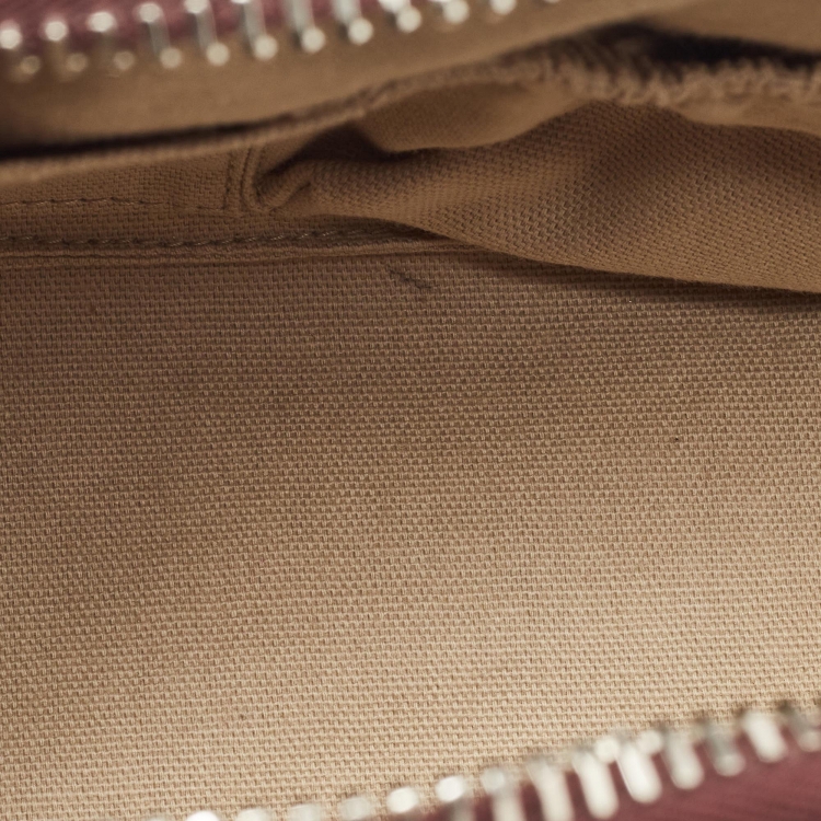 Pre Owned Givenchy Burgundy Leather Small Antigona Satchel