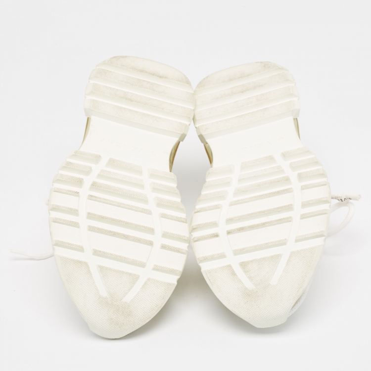 مملوكة مسبقًا Givenchy White Leather Low Top Sneakers Size 39