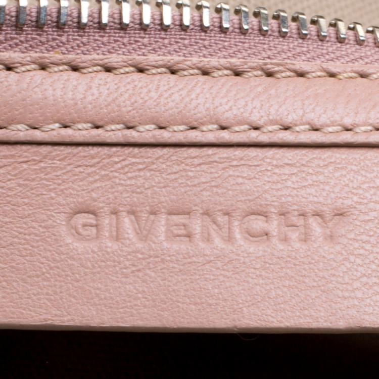 Pre Owned Givenchy Blush Pink Leather Backpack Bag