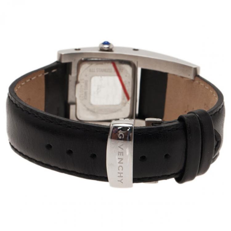 Pre Owned Givenchy Black Stainless Steel Classic Women's Wristwatch 25MM
