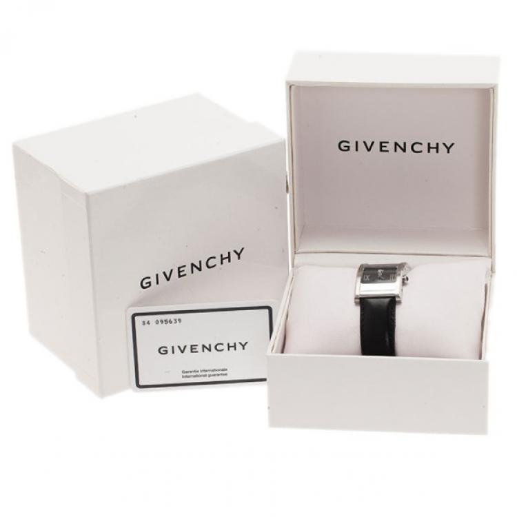 Pre Owned Givenchy Black Stainless Steel Classic Women's Wristwatch 25MM