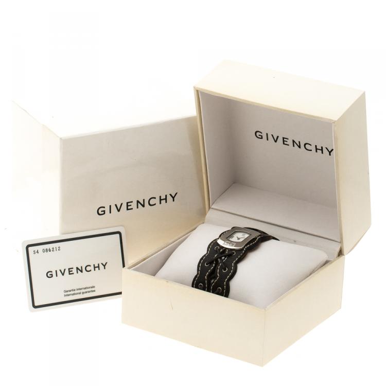 Pre Owned Givenchy White Stainless Steel Expression 2 REG. 92438731 Women's Wristwatch 22 mm