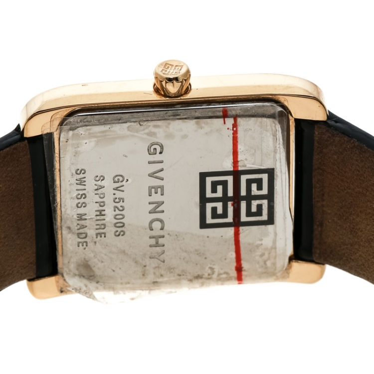 Pre Owned Givenchy Gold Plated Steel GV.5200S Women's Wristwatch 22 mm