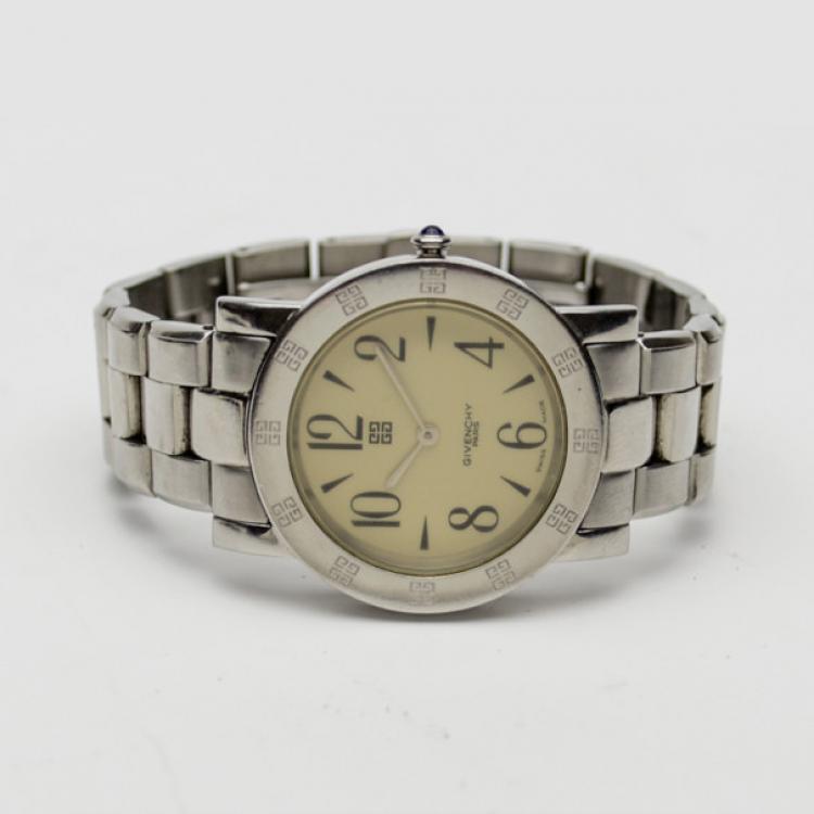 Pre Owned Givenchy Saqqhara Stainless Steel Ladies Wristwatch 36 MM