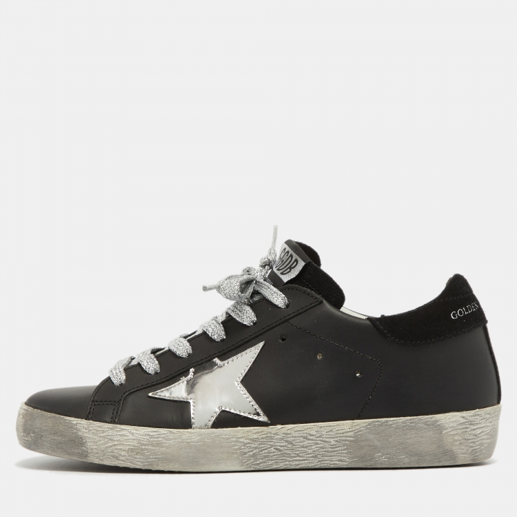 Golden Goose Black Leather Superstar Sneakers Size 35 Golden Goose | TLC