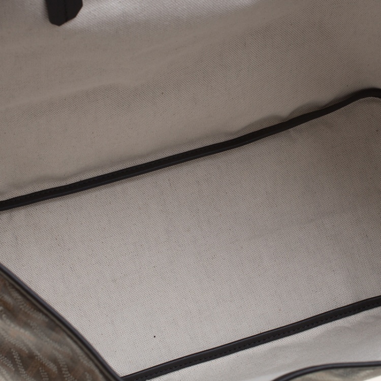 Pre Owned Goyard Black Coated Canvas Saint Louis PM Tote