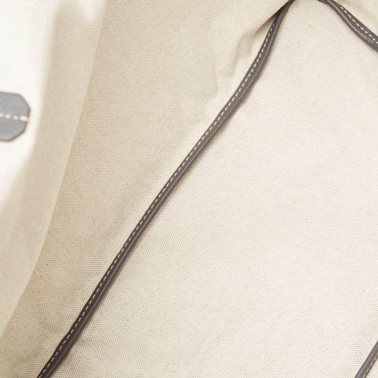 Pre Owned Goyard Grey Goyardine Coated Canvas and Leather Saint Louis PM Tote