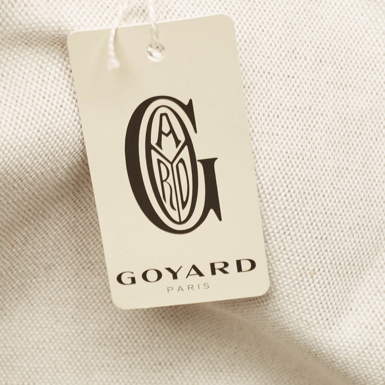 Pre Owned Goyard Grey Goyardine Coated Canvas and Leather Saint Louis PM Tote