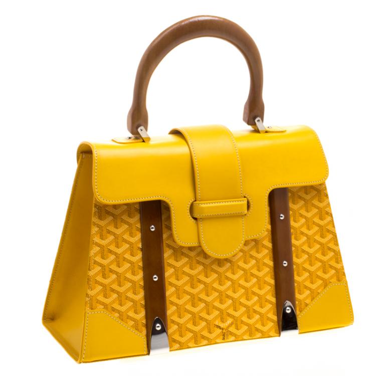 goyard yellow bag