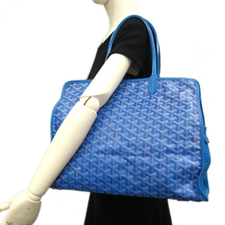 Goyard Goyardine Sac Hardy PM - Blue Totes, Handbags - GOY36037