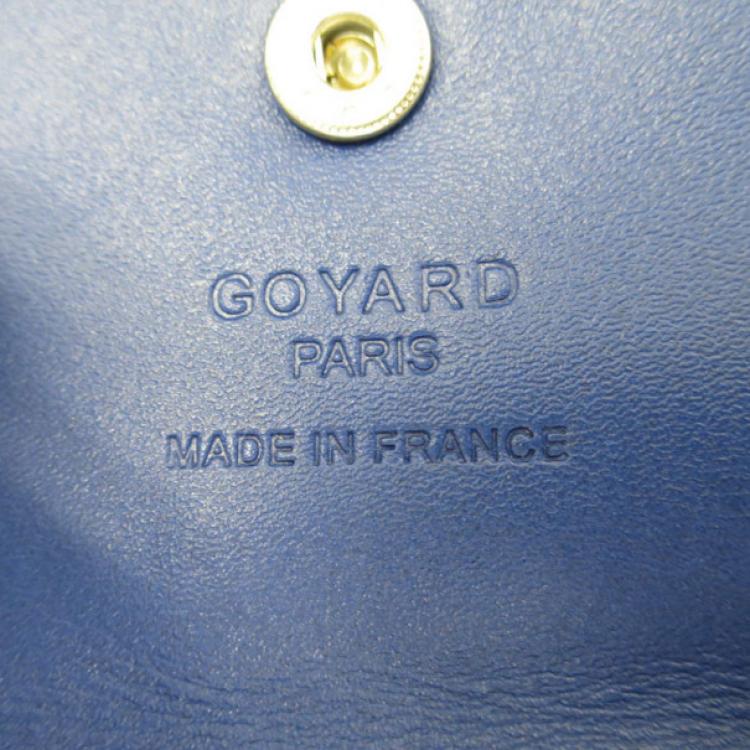 Pre Owned Goyard Blue Canvas Saint Louis Tote PM