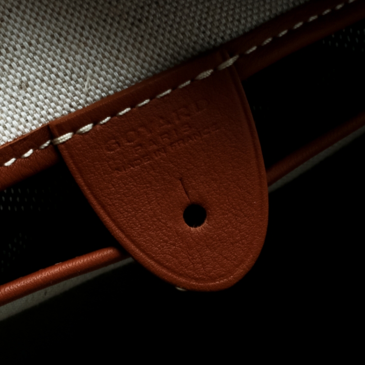 Pre Owned Goyard Brown Coated Canvas Artois Tote