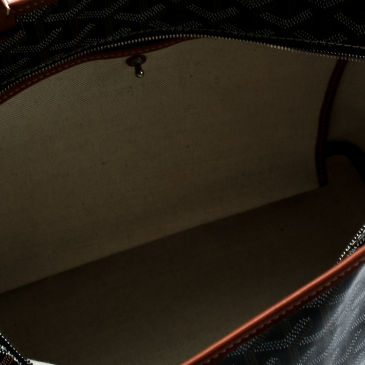 Pre Owned Goyard Brown Coated Canvas Artois Tote