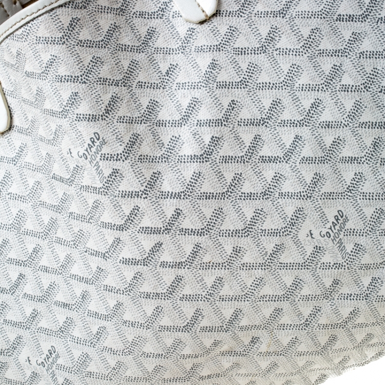 white goyard tote bag