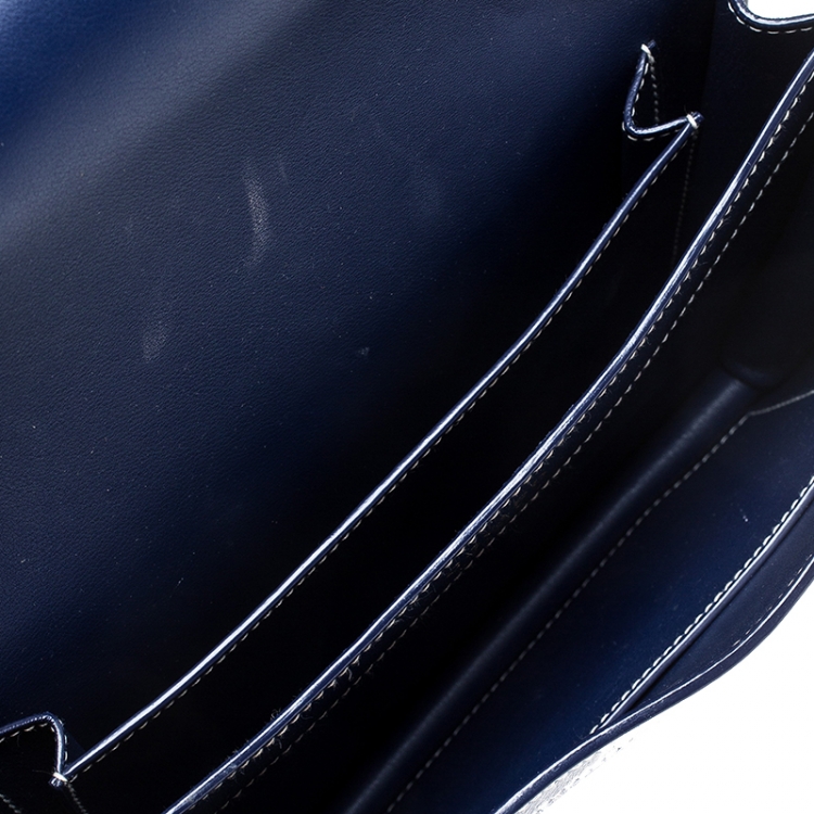 مملوكة مسبقًا Goyard Blue Goyardine Coated Canvas 223 PM Shoulder Bag