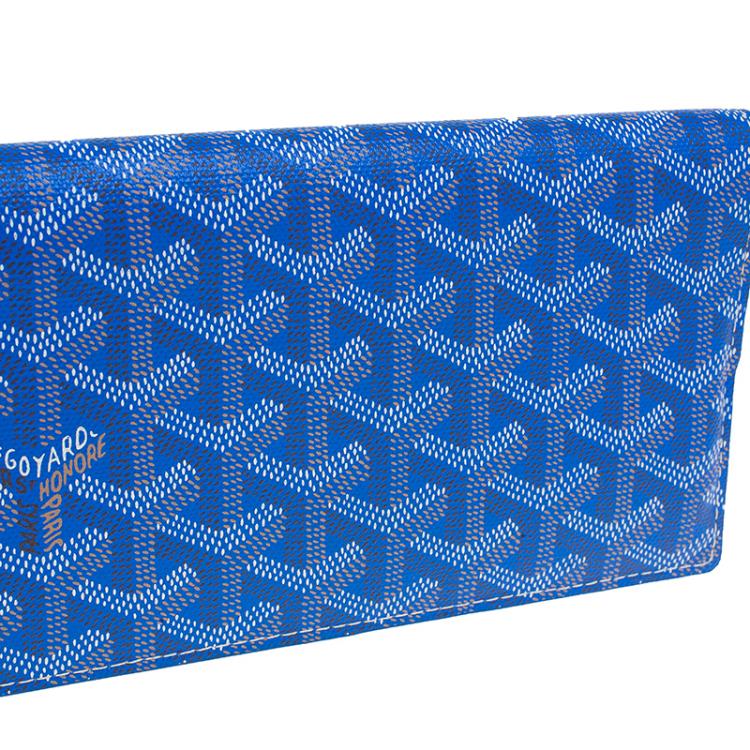 goyard bifold wallet blue