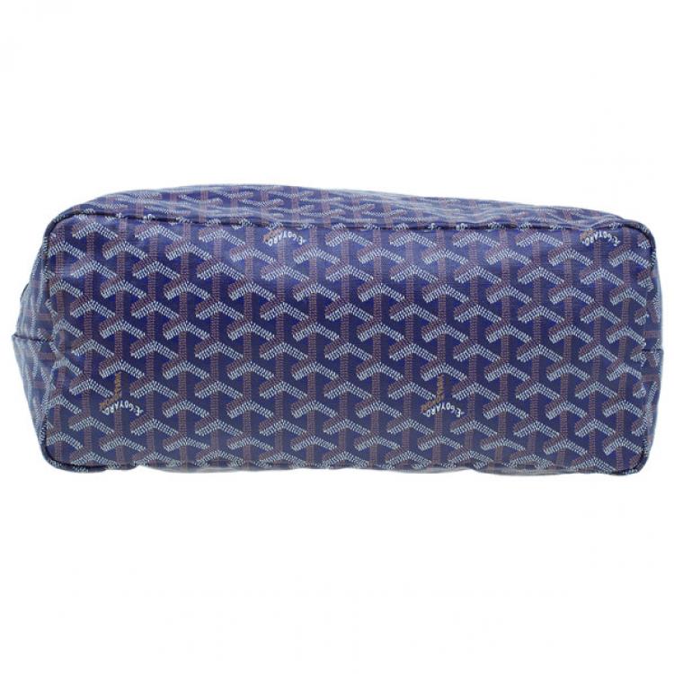 Pre Owned Goyard Purple Canvas Saint Louis Tote