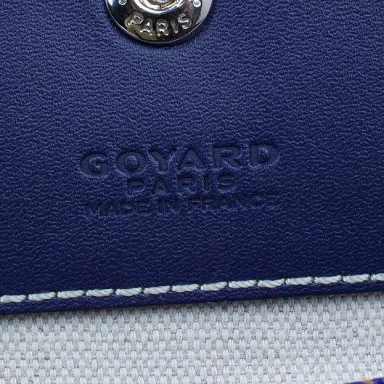 Pre Owned Goyard Purple Canvas Saint Louis Tote