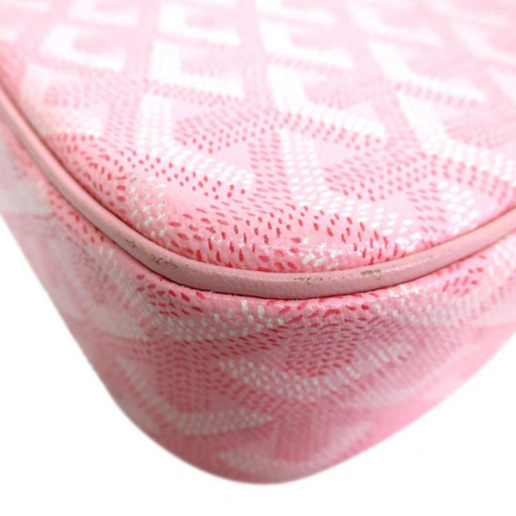 Pre Owned Goyard Pink Canvas Yona PM