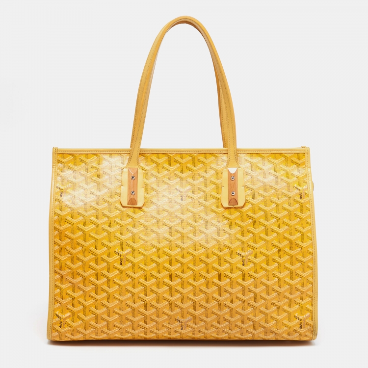 Goyard Yellow Coated Canvas and Leather Crossbody Bag Goyard | The Luxury  Closet