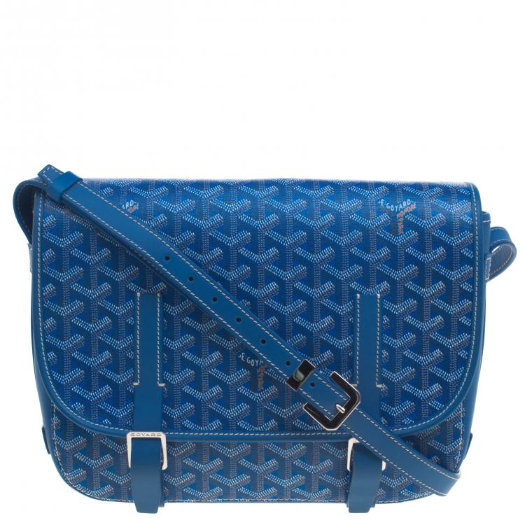 Goyard Navy Blue Messenger Bag
