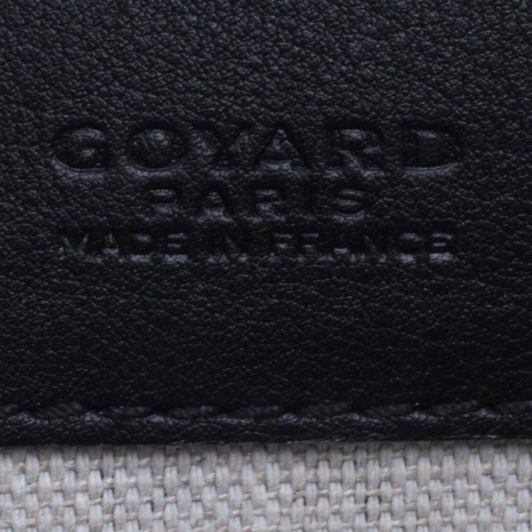 Pre Owned Goyard Brown Printed Coated Canvas St Louis Tote