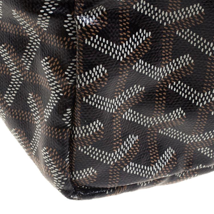 Pre Owned Goyard Brown Printed Coated Canvas St Louis Tote