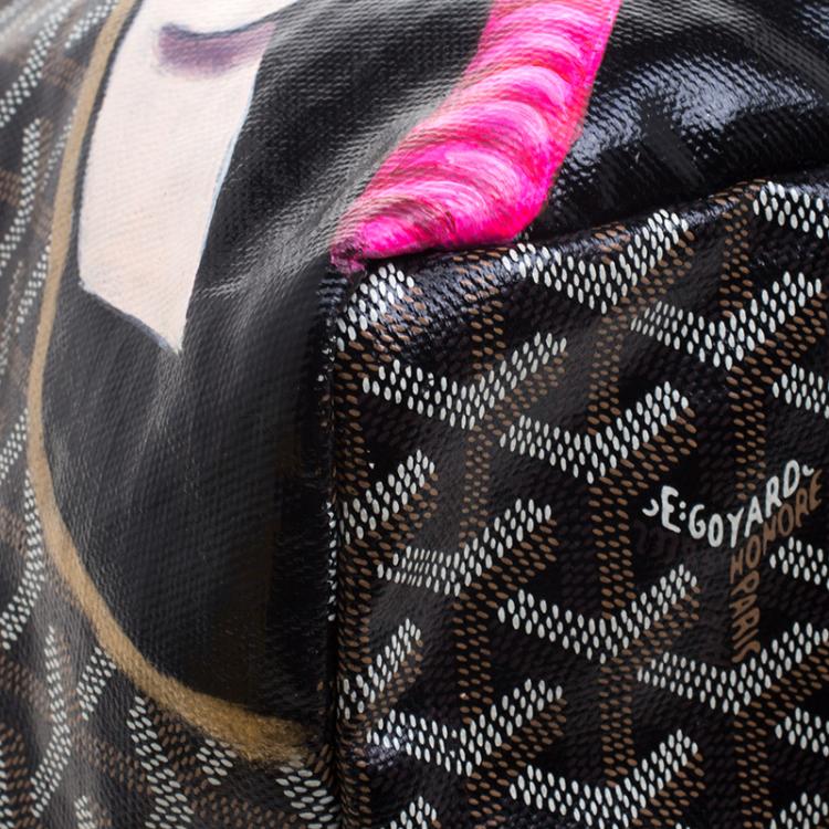 Pre Owned Goyard Brown Printed Coated Canvas St Louis Tote