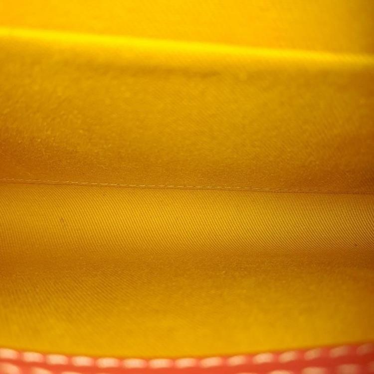 Pre Owned Goyard Pink Canvas PM Monte Carlo Clutch Bag