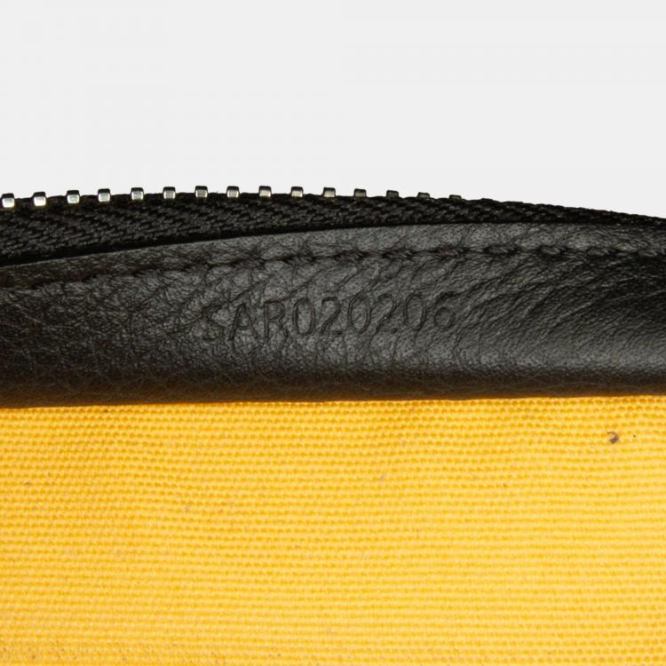 Pre Owned   Goyard Black Goyardine Jouvence GM