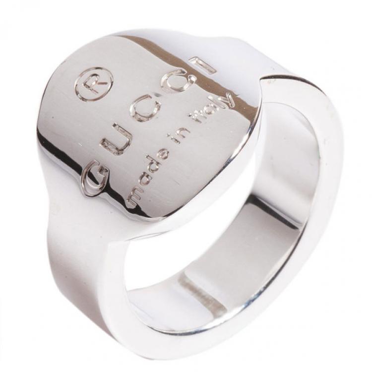 Gucci Round Logo Ring Size 52 Gucci | The Luxury Closet