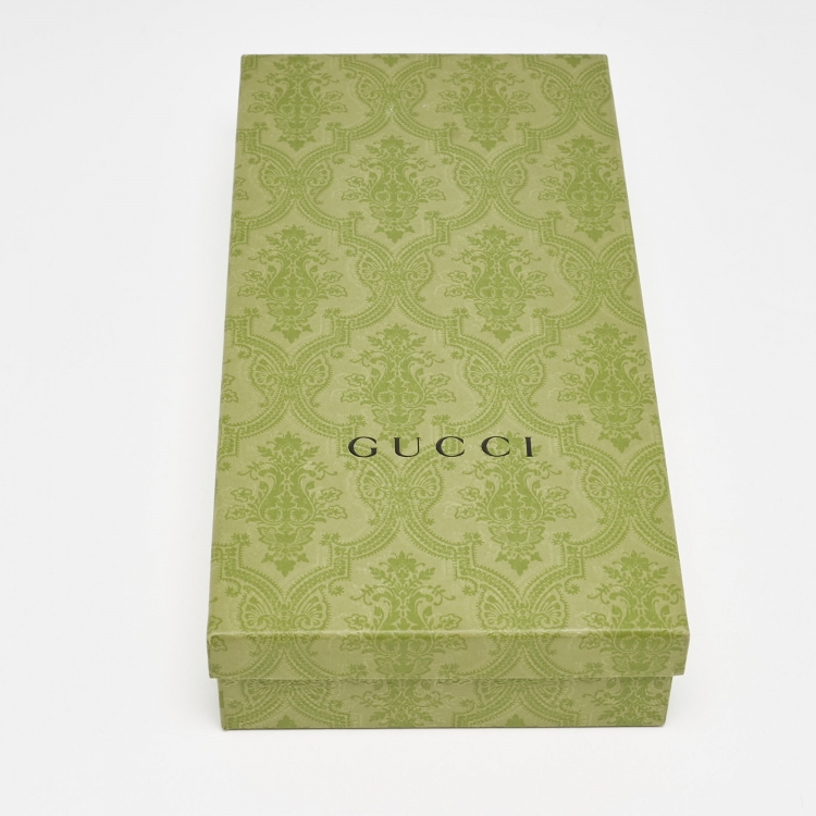 Pre Owned Gucci Multicolor Flora Printed Silk Maxi Bandeau Scarf