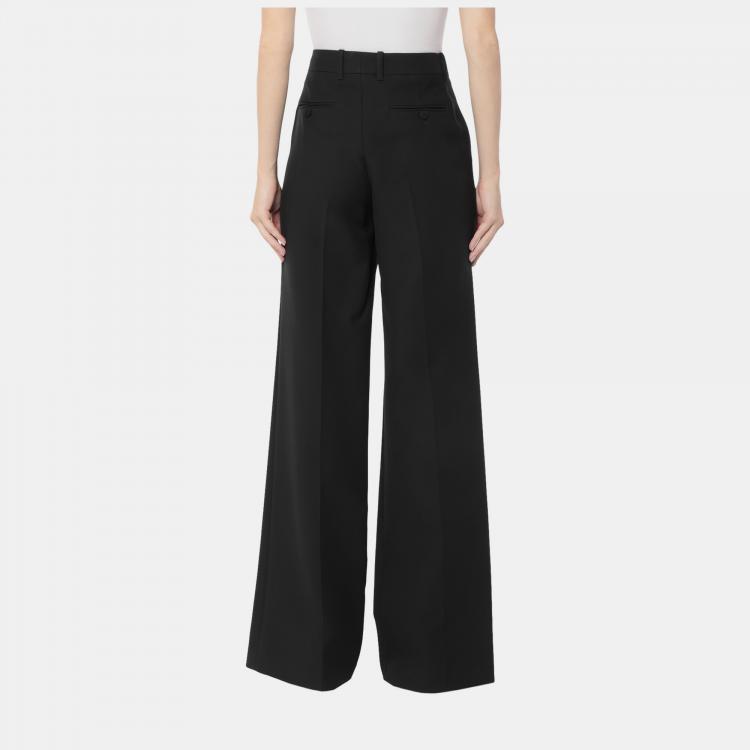 Pre Owned Gucci Silk Pants 42