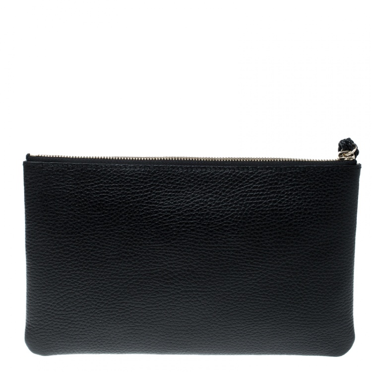 gucci black tassel bag