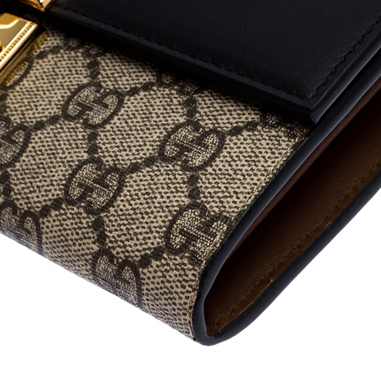 gucci ladies padlock continental wallet