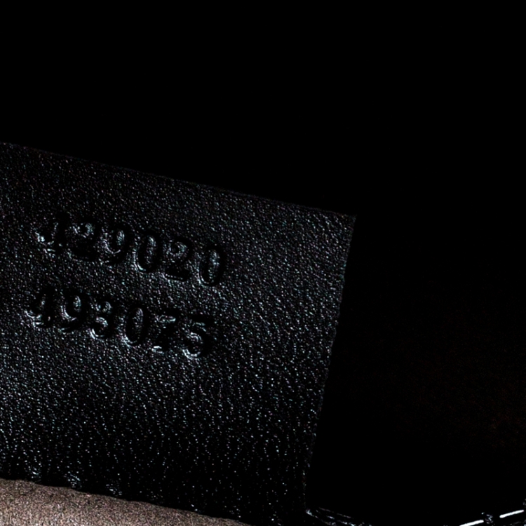 Pre Owned Gucci Beige/Black GG Supreme Canvas and Leather Small Eden Backpack