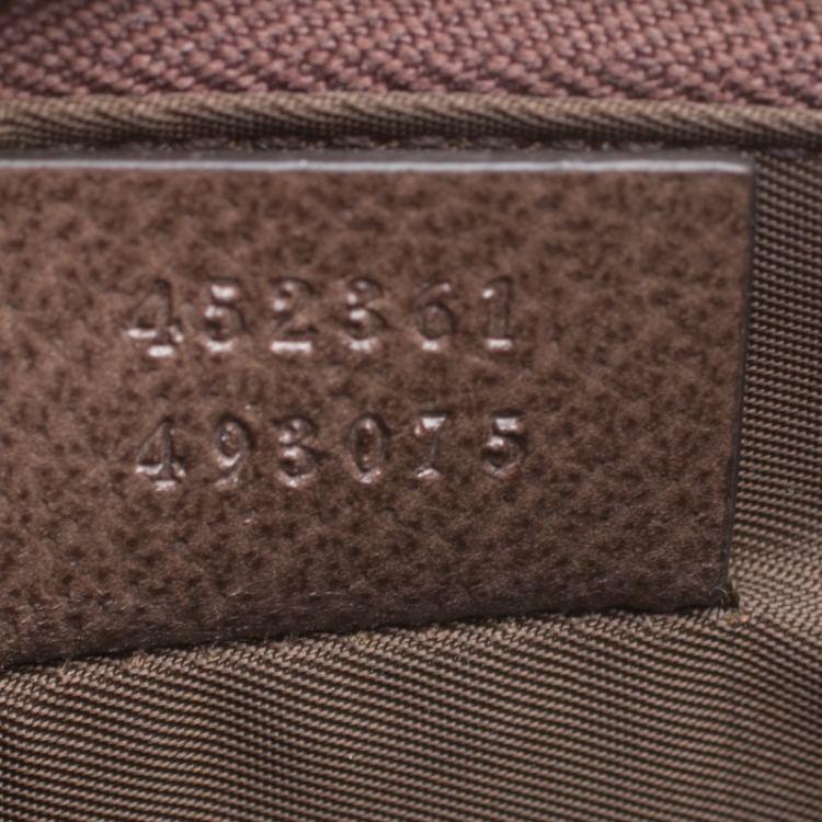 Pre Owned Gucci Multicolor GG Supreme Coated Canvas and Leather Bengal Tiger Zip Pouch 