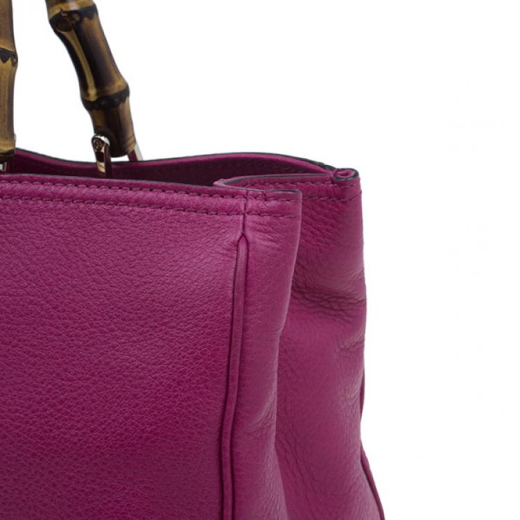 gucci bamboo bag pink