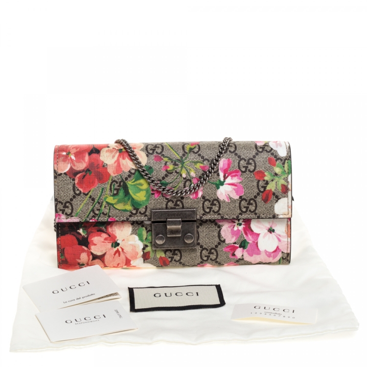 gucci padlock wallet on chain