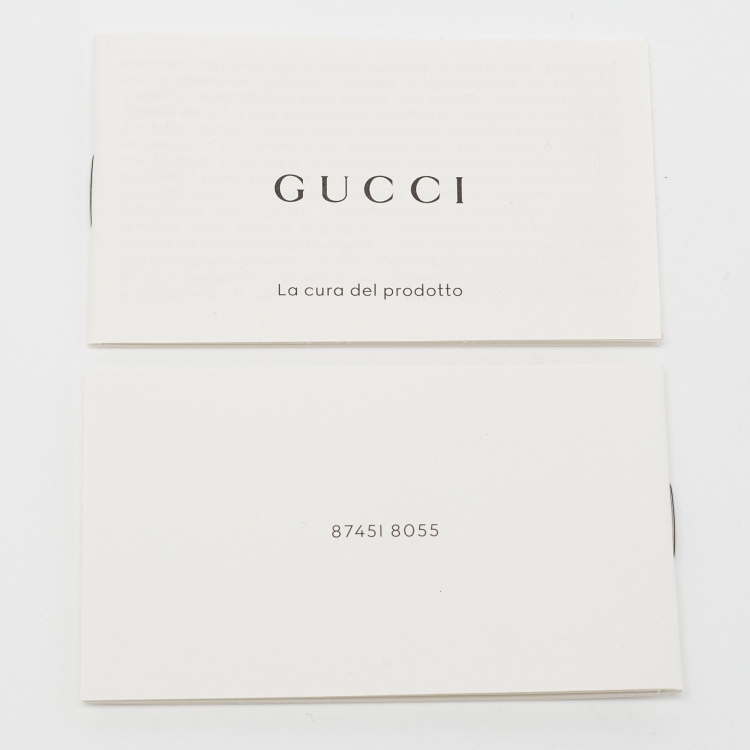 Pre Owned Gucci Off White Matelassé Leather Small GG Marmont Shoulder Bag