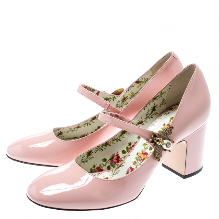 gucci pink pumps