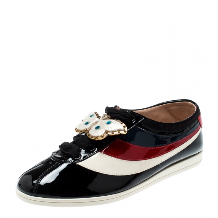 gucci butterfly loafers