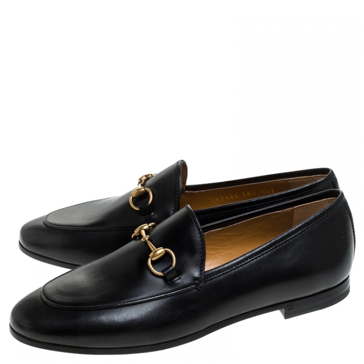 black loafers gucci