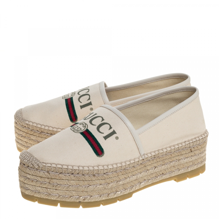spanish villa canvas platform women's espadrilles