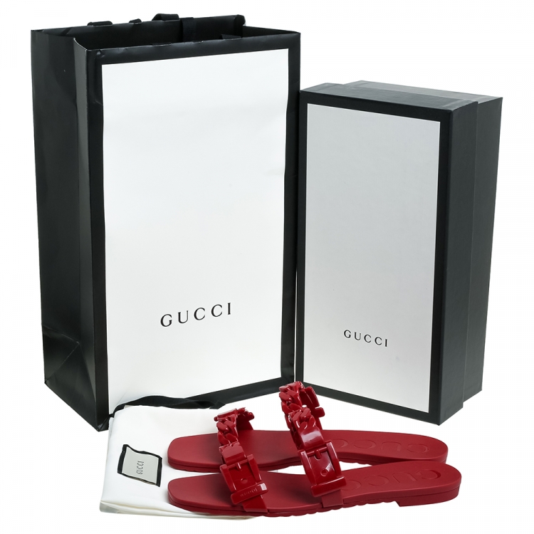 gucci jelly slides