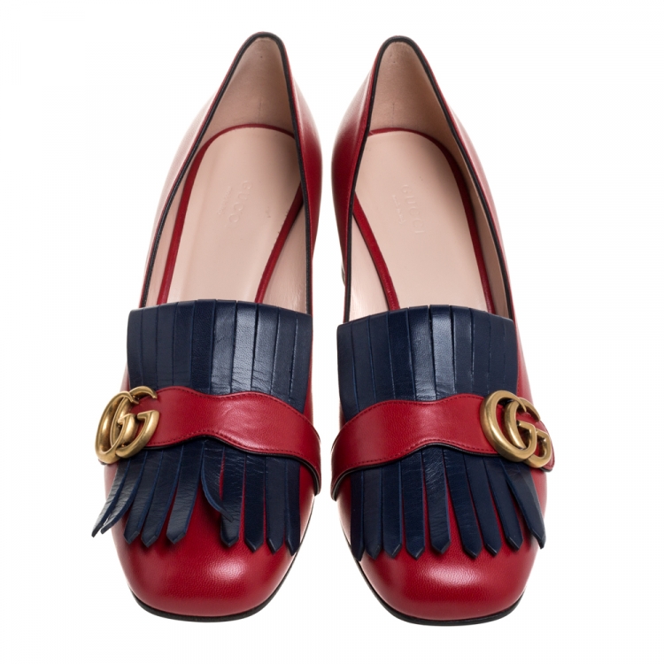 gucci red marmont shoes