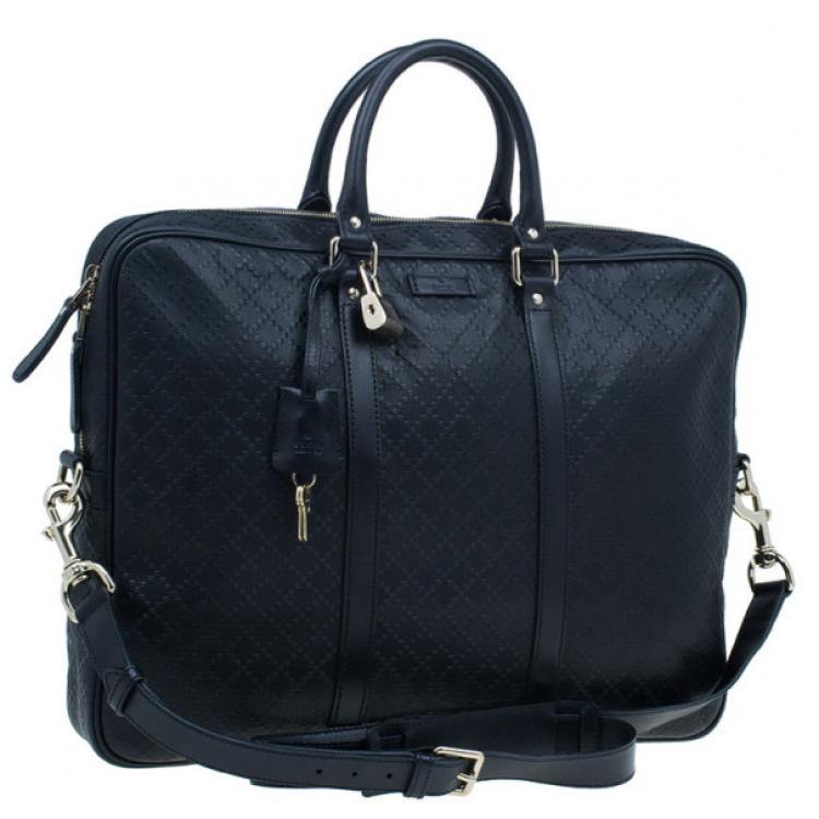 black guccissima bag