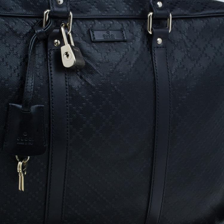 gucci leather laptop bag
